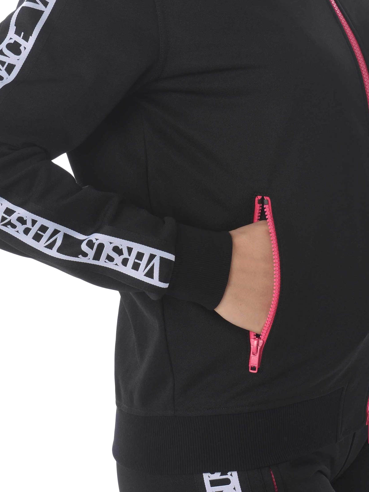 Sweatshirts u0026 Sweaters Versus Versace - Versus Logo Tape sweatshirt -  BD90672BJ20634B2093