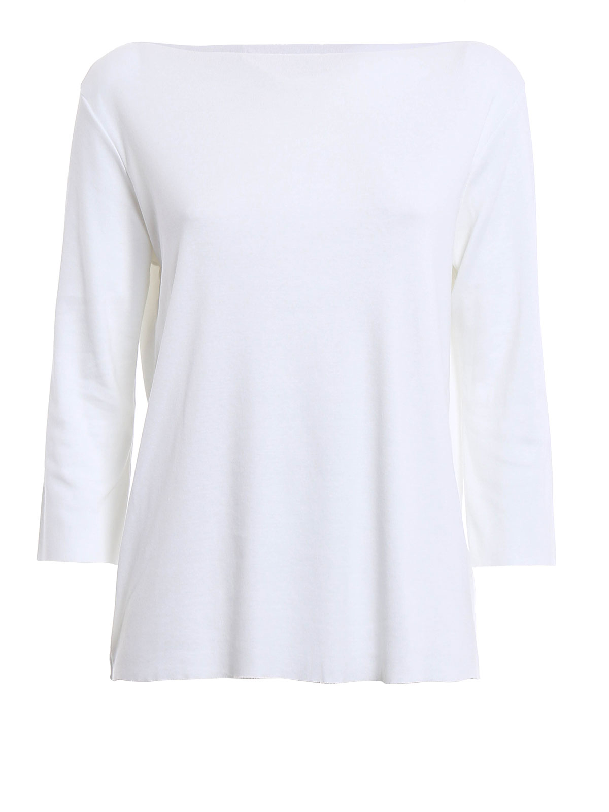 T-shirts Vico Dritto Portofino - Raw edged T-shirt - 16116BIANCO