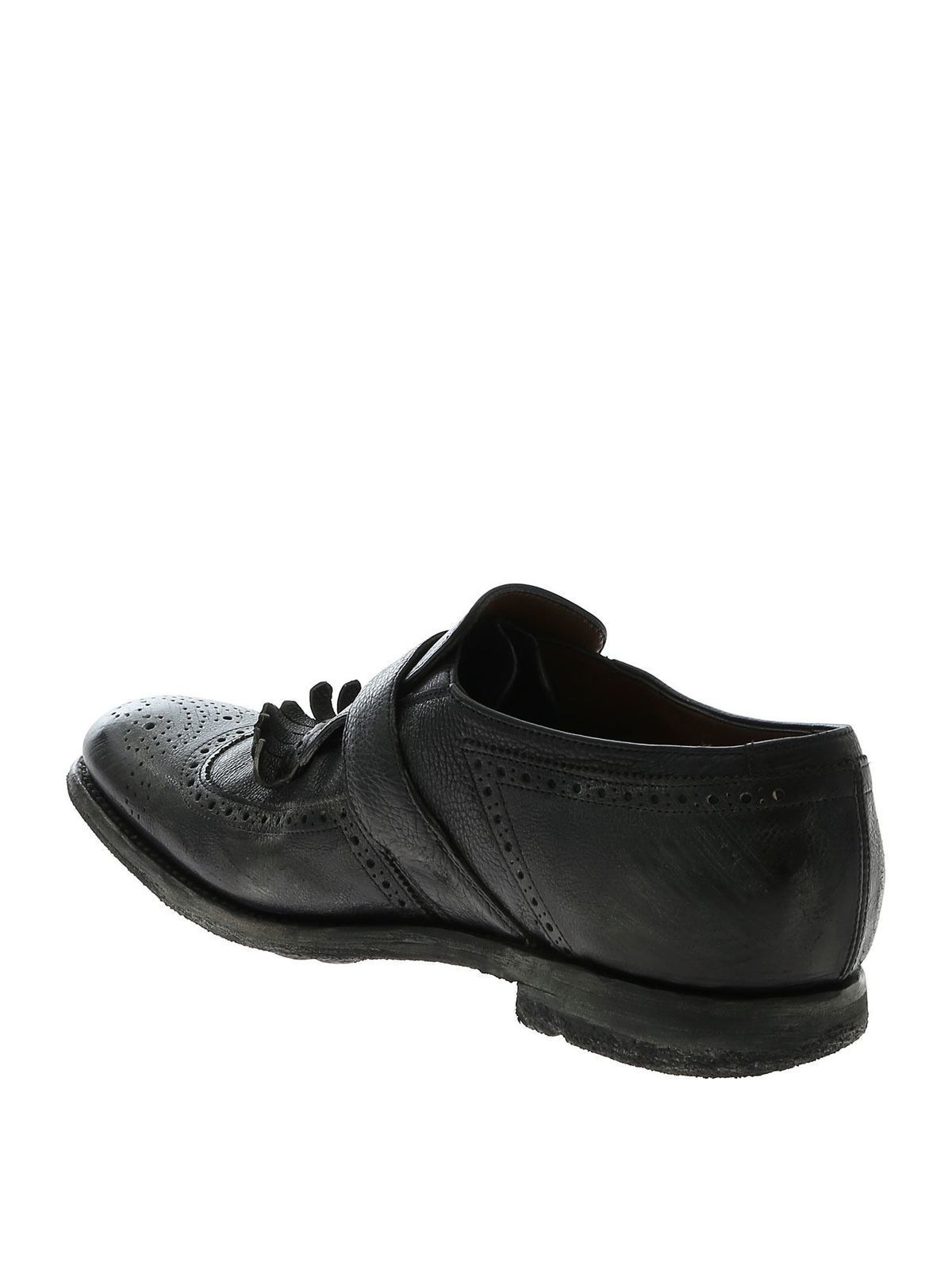 Monk strap nere store