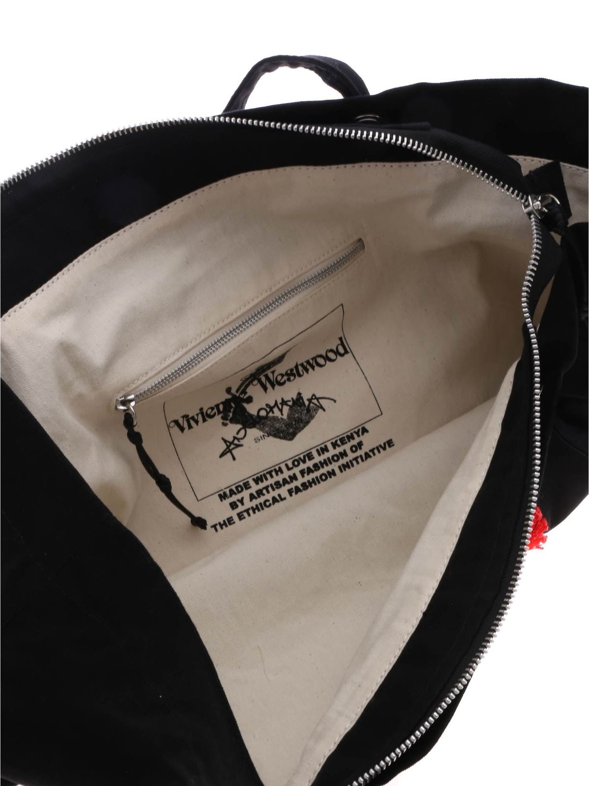 Totes bags Vivienne Westwood Anglomania - Black Westminster Moral Outrage  bag - 4205003510083ETN435