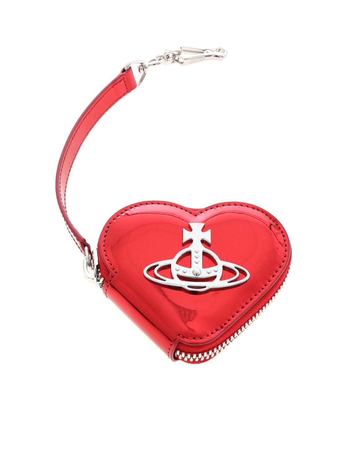 Vivienne Westwood Johanna Heart Handbag in Red