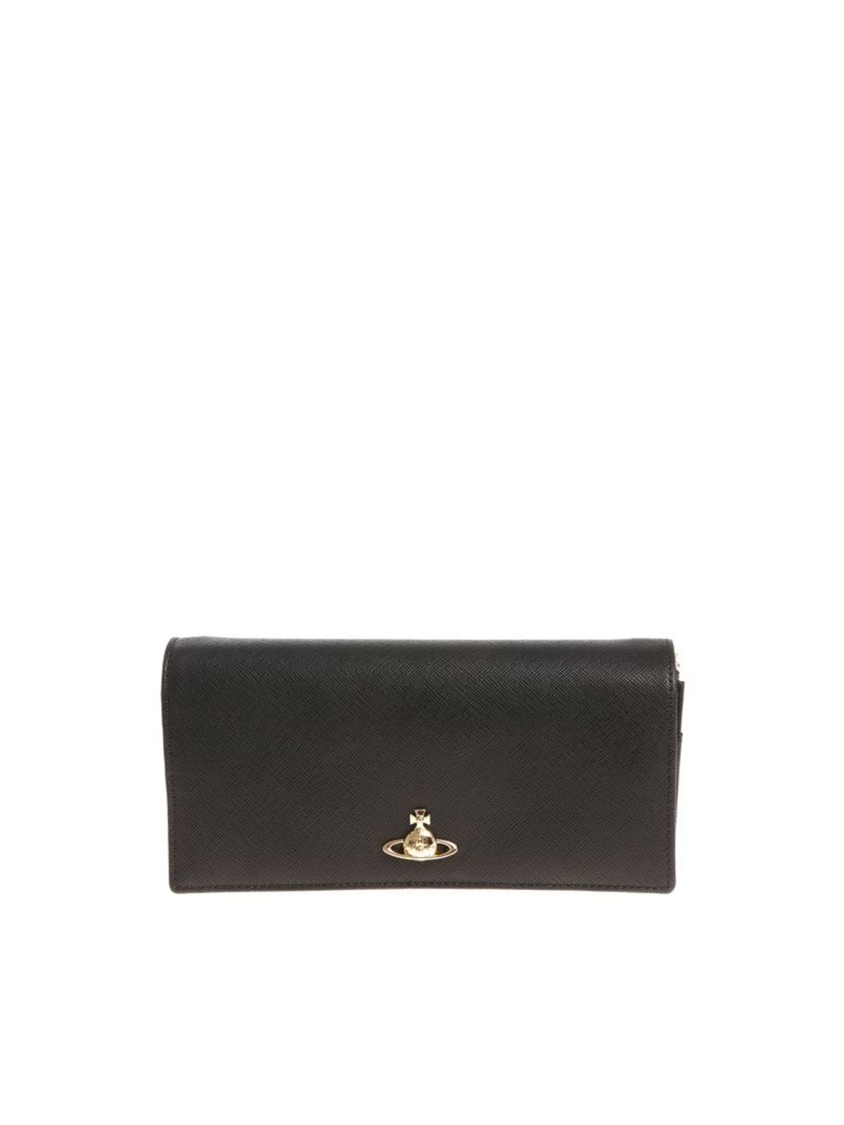 Vivienne Westwood Pimlico Leather Wallet With Chain In Negro | ModeSens