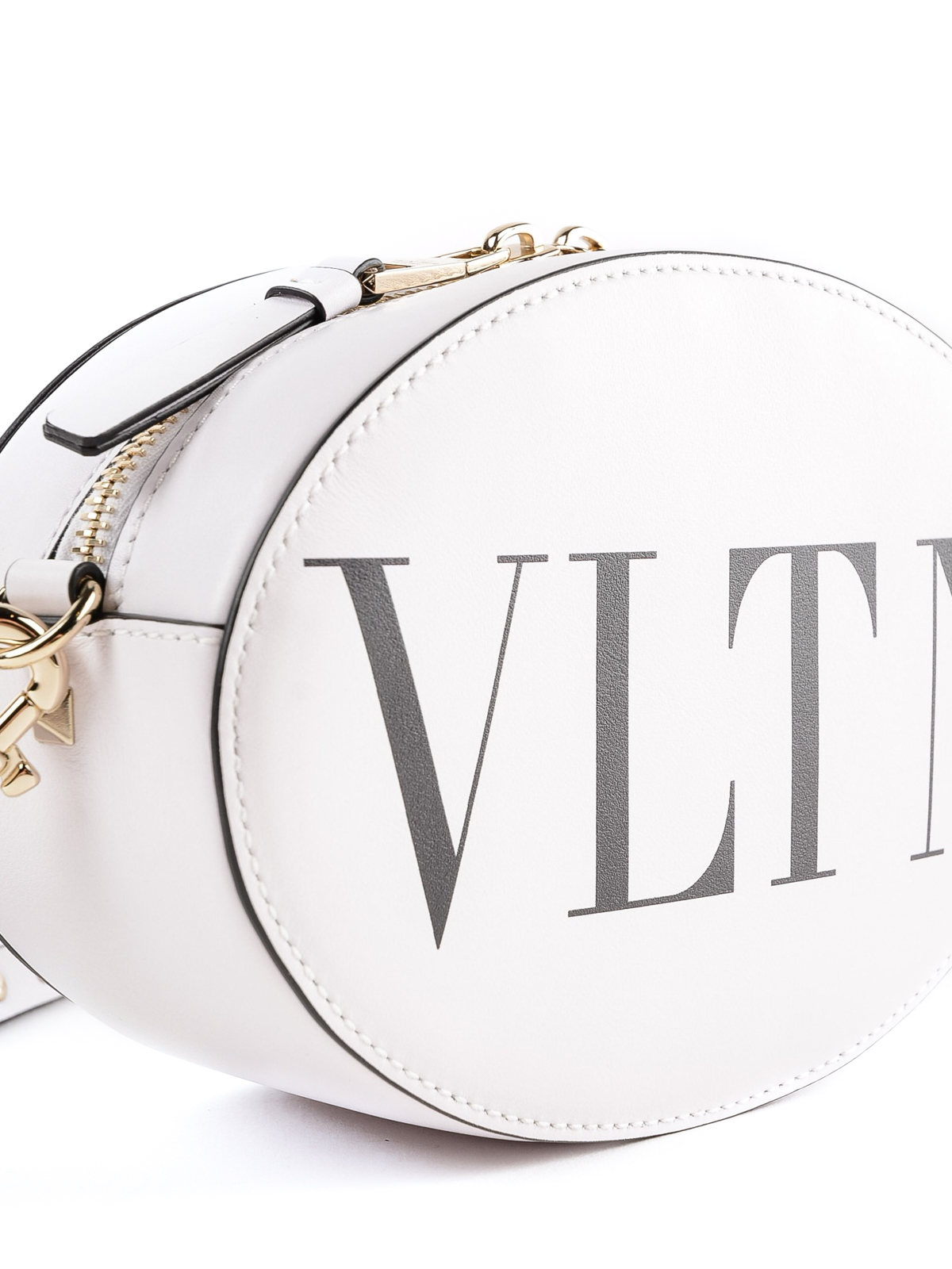 Valentino Men's VLTN Small Cross Body Bag in Nero/Bianco Valentino