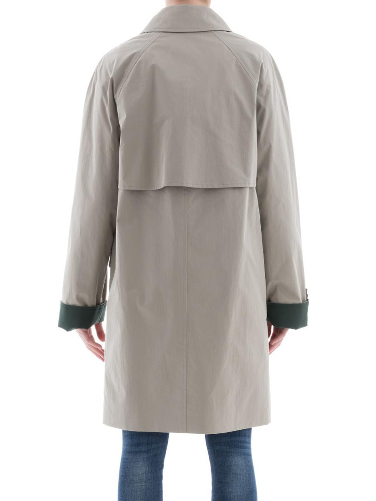 Burberry reissued waxed deals cotton gabardine car coat