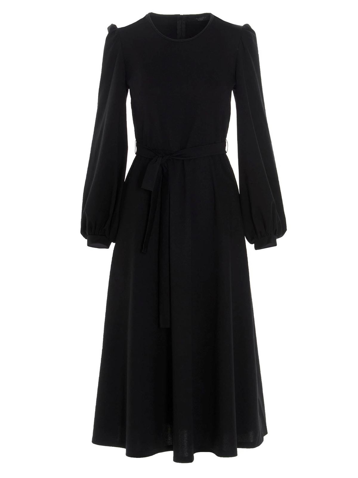 Weekend Max Mara Giralda midi dress in black|56210217000005 Weekend Max Mara Giralda midi dress in black|56210217000005