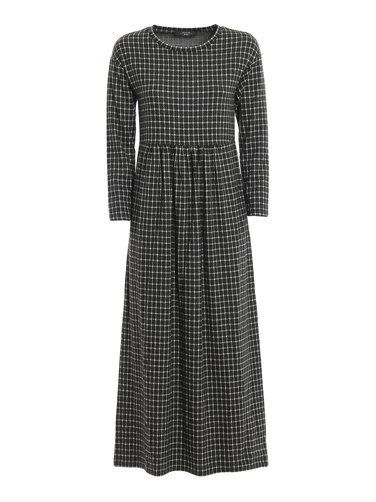 Weekend Max Mara Nitra flannel dress - Black - Women|56260593001