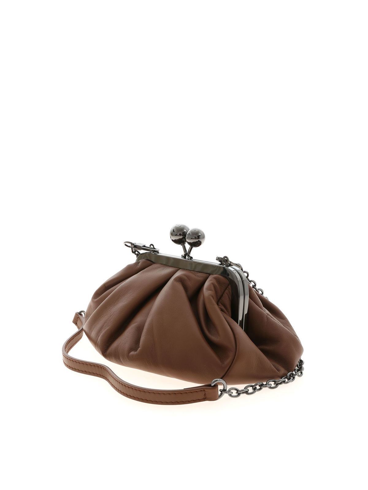 Leather purse Max Mara Beige in Leather - 29960744