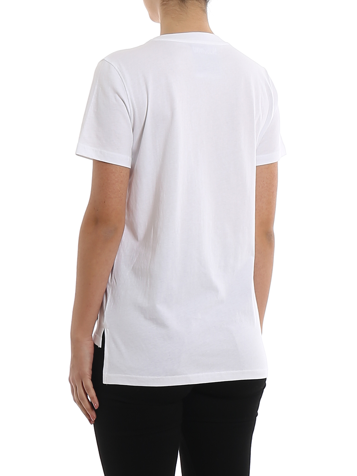 Tシャツ・カットソー MOSCHINO Women Tops 07030541 1001 WHITE Moschino Teddy Bear T-shirt | White | FARFETCH