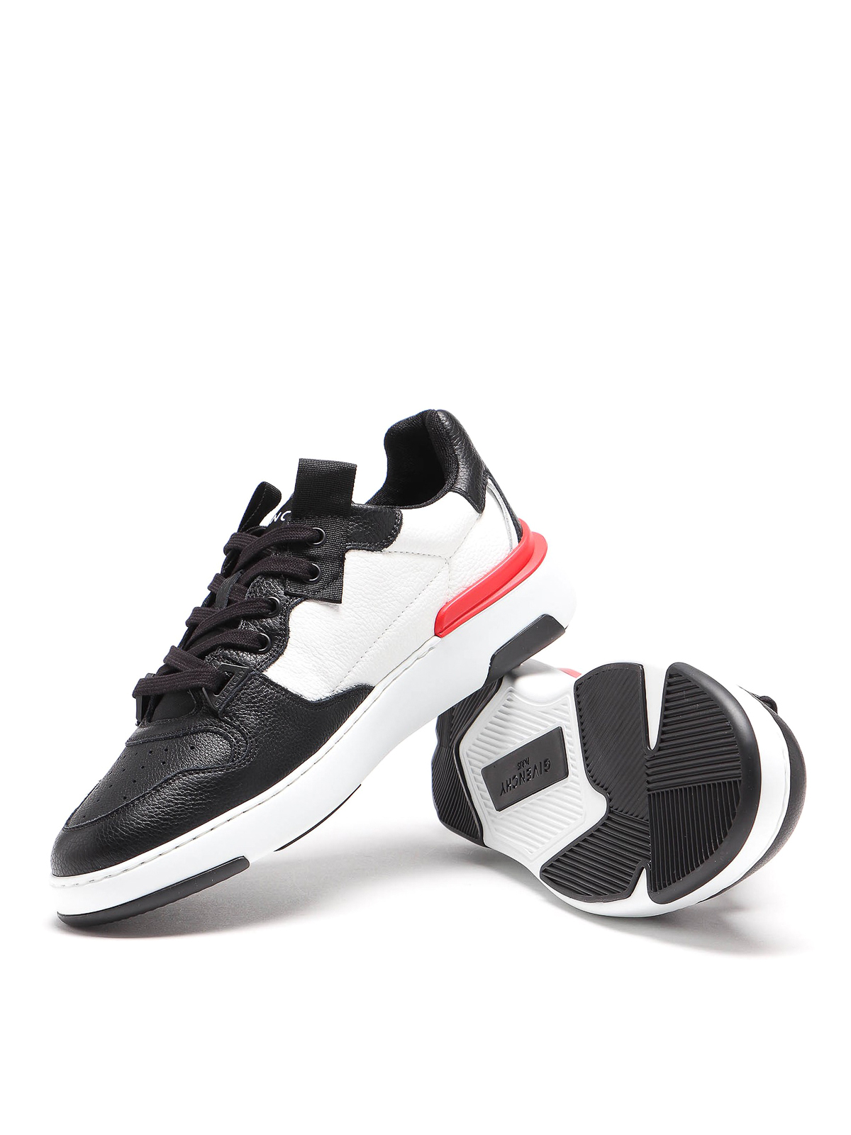 boekje test Definitief Trainers Givenchy - Wing leather low top sneakers - BH002KH0K6004