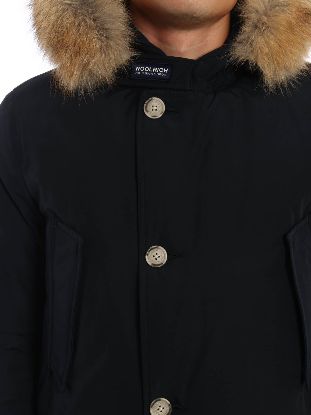 Arashigaoka Gronden Buiten Padded coats Woolrich - Arctic Anorak padded coat - WOCPS2477CN02DKN