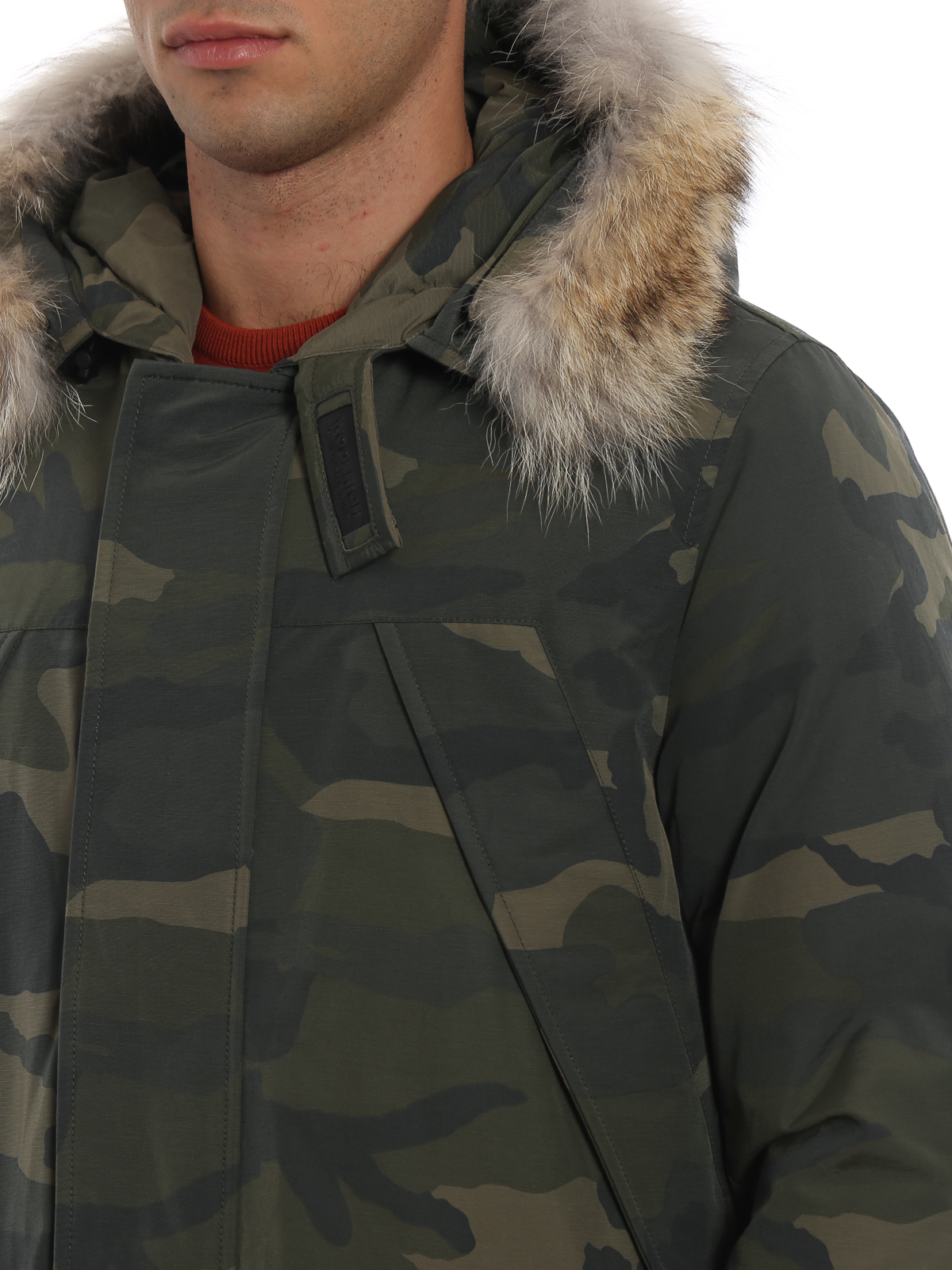 coats - Easton green camouflage parka - WOCPS2712PR106423