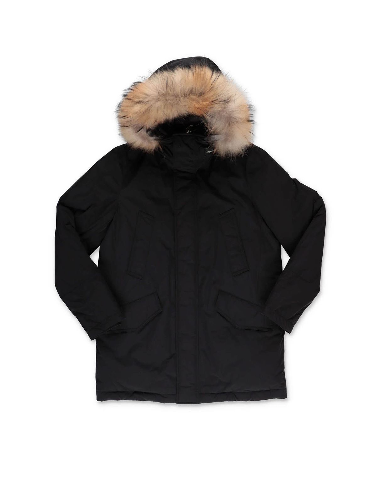 パーカー・フーディ WOOLRICH FW24 PARKY TECH. (CFWOOU0928MR UT3339100) Woolrich Black padded parka - Black - Boys