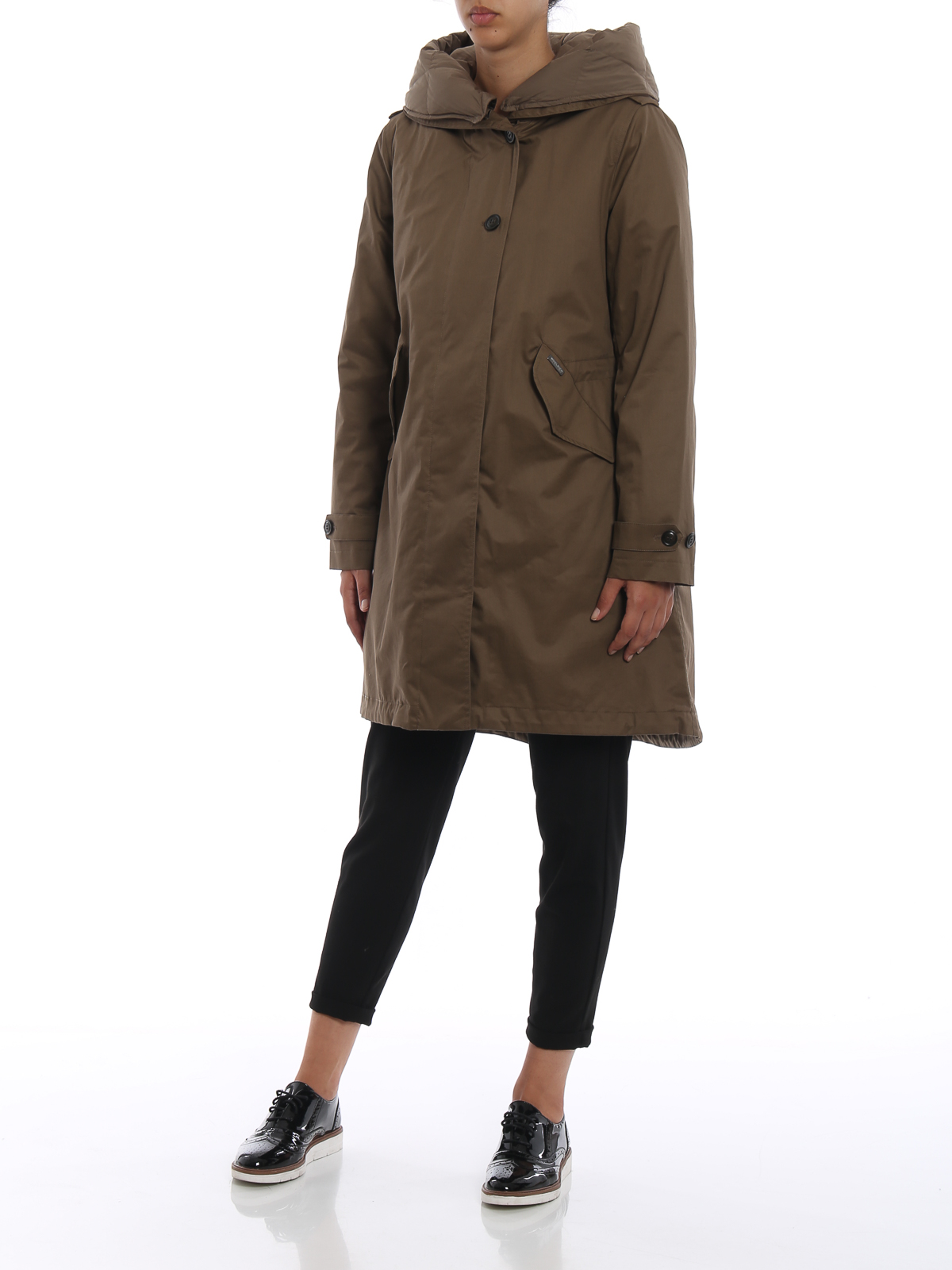 Padded coats Woolrich - Prescott parka with removable down