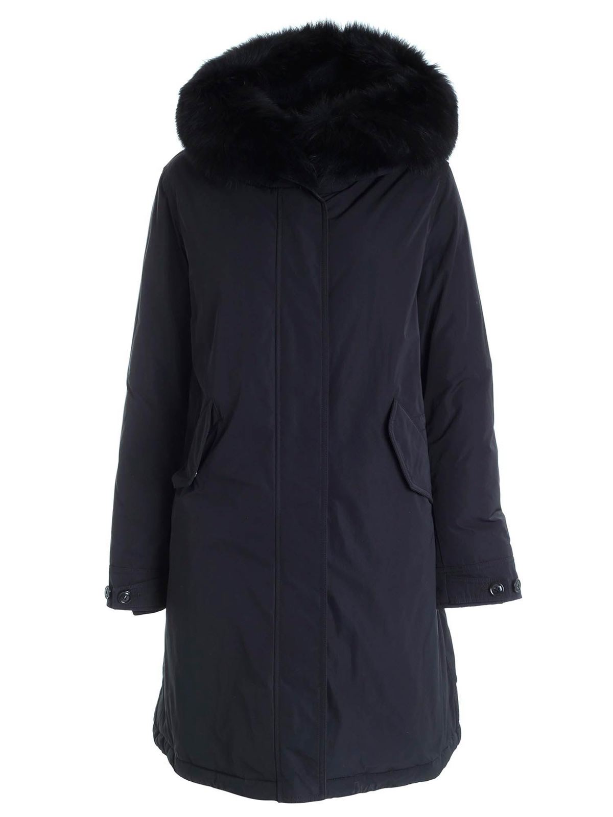 新品！WOOLRICH KEYSTONE PARKA ブラックXS Woolrich Keystone parka - Black - Women|CFWWOU0298FRUT0573100