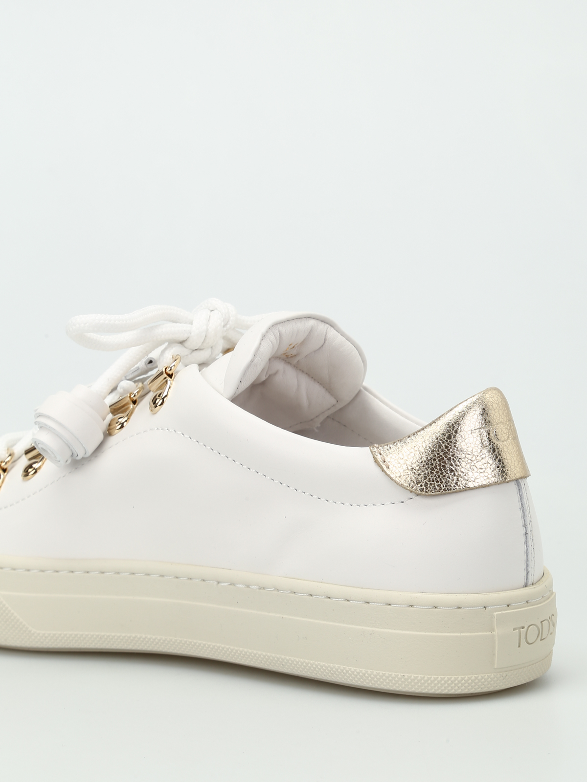 【送料&関税込】Tod's Panelled Lace-up Sneakers Man WHITE Sneakers in Leather XXM04L0HZ40JUS13B009 | Tods