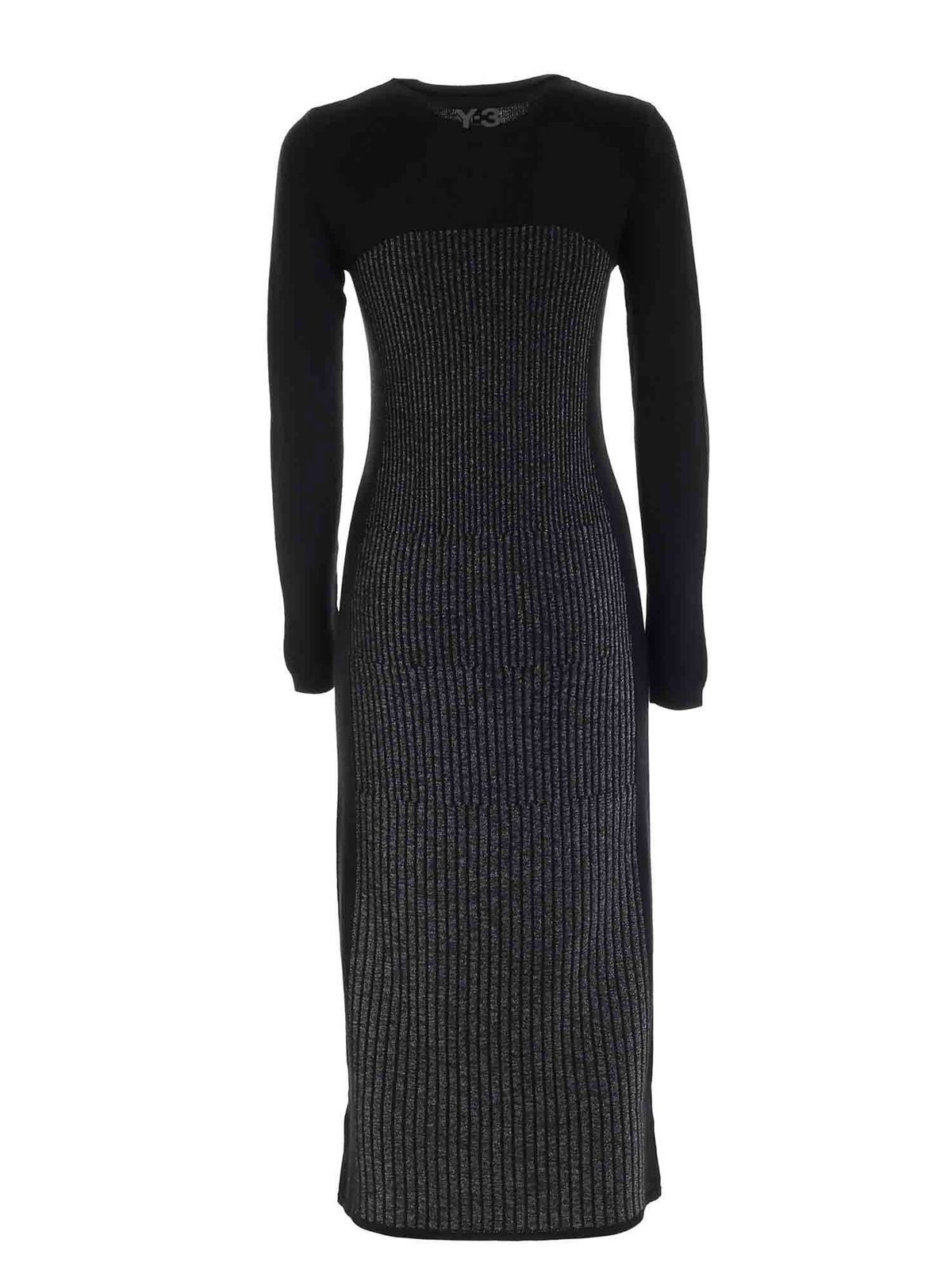 Y-3 Knit dress in black - Black - Women|GK4385 | thebs.com Y-3 Knit dress in black - Black - Women|GK4385 | thebs.com