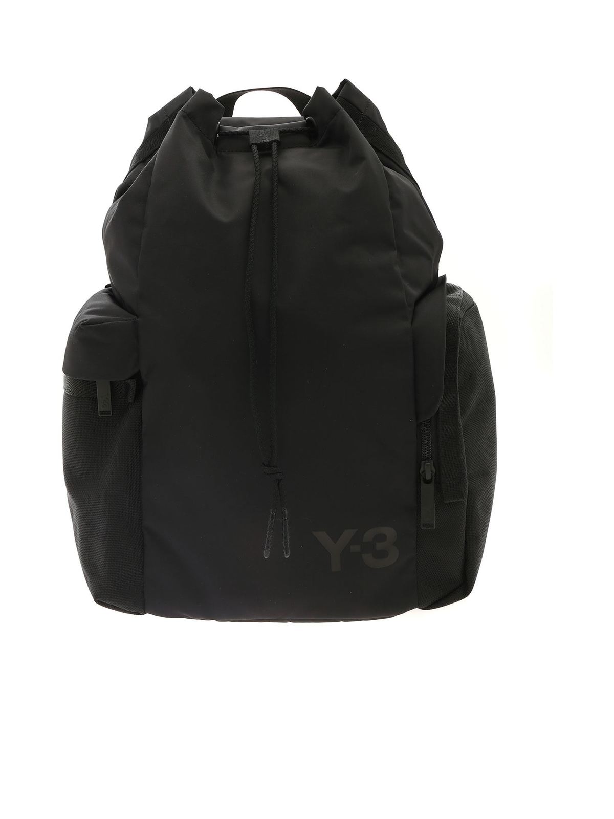 Backpacks Y3 By Yohji Yamamoto - Y-3 logo print backpack in black