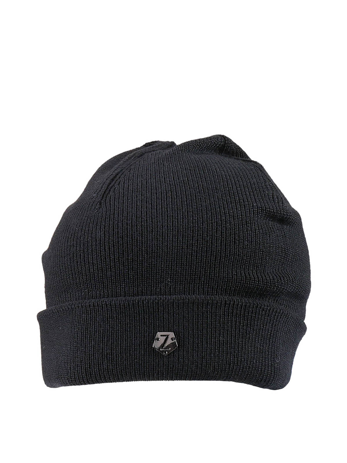 Z Zegna Rib knitted wool beanie - Black - Men|ZZBE1VLP20K09 display picture 1