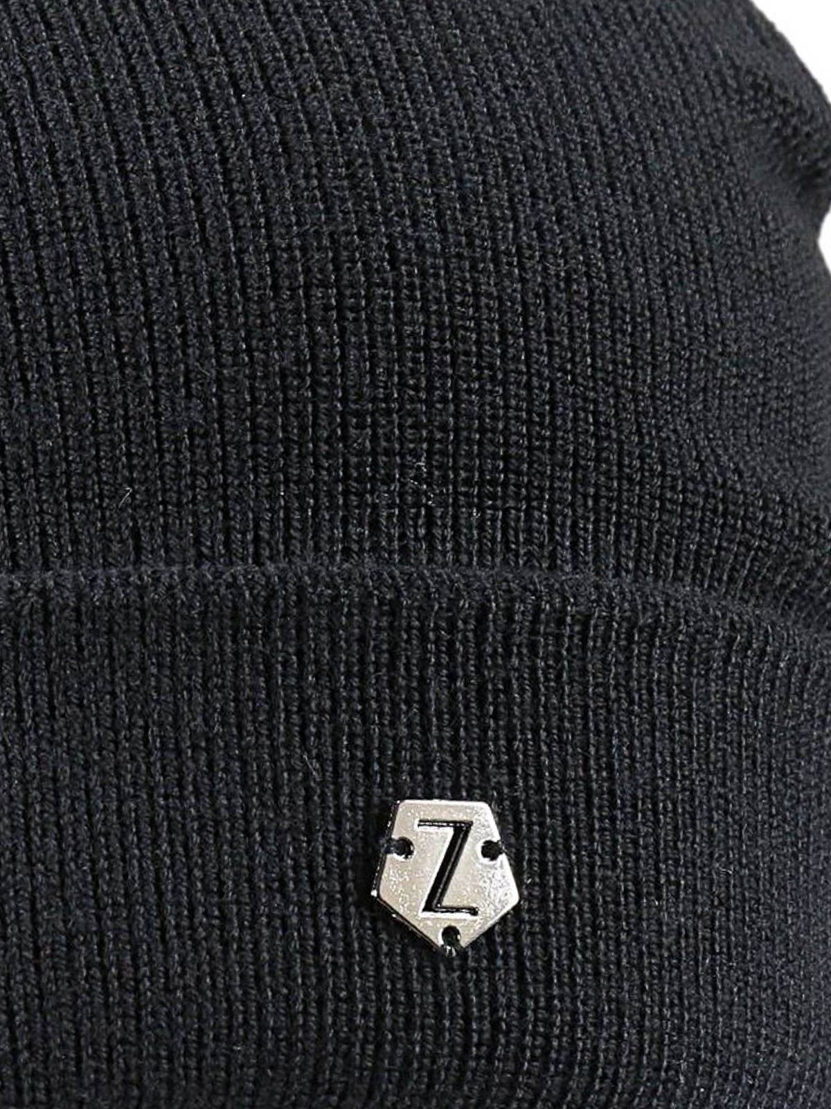 ERMENERGILDO ZEGNA BLACK KNIT HAT MADE IN ITALY ZEGNA Ribbed Oasi Cashmere Beanie for Men | MR PORTER main image 3