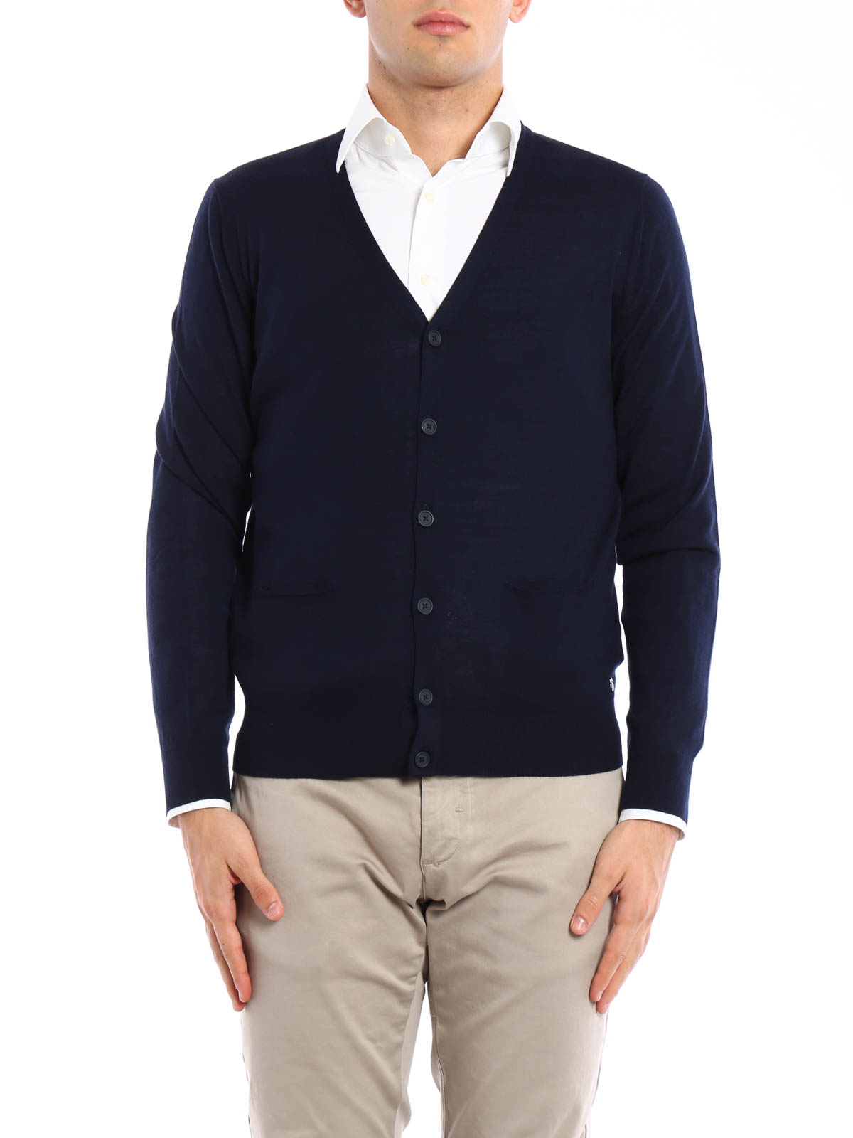 Z Zegna カーディガン メンズ - ダークブルー|VLM95ZZ157B09
