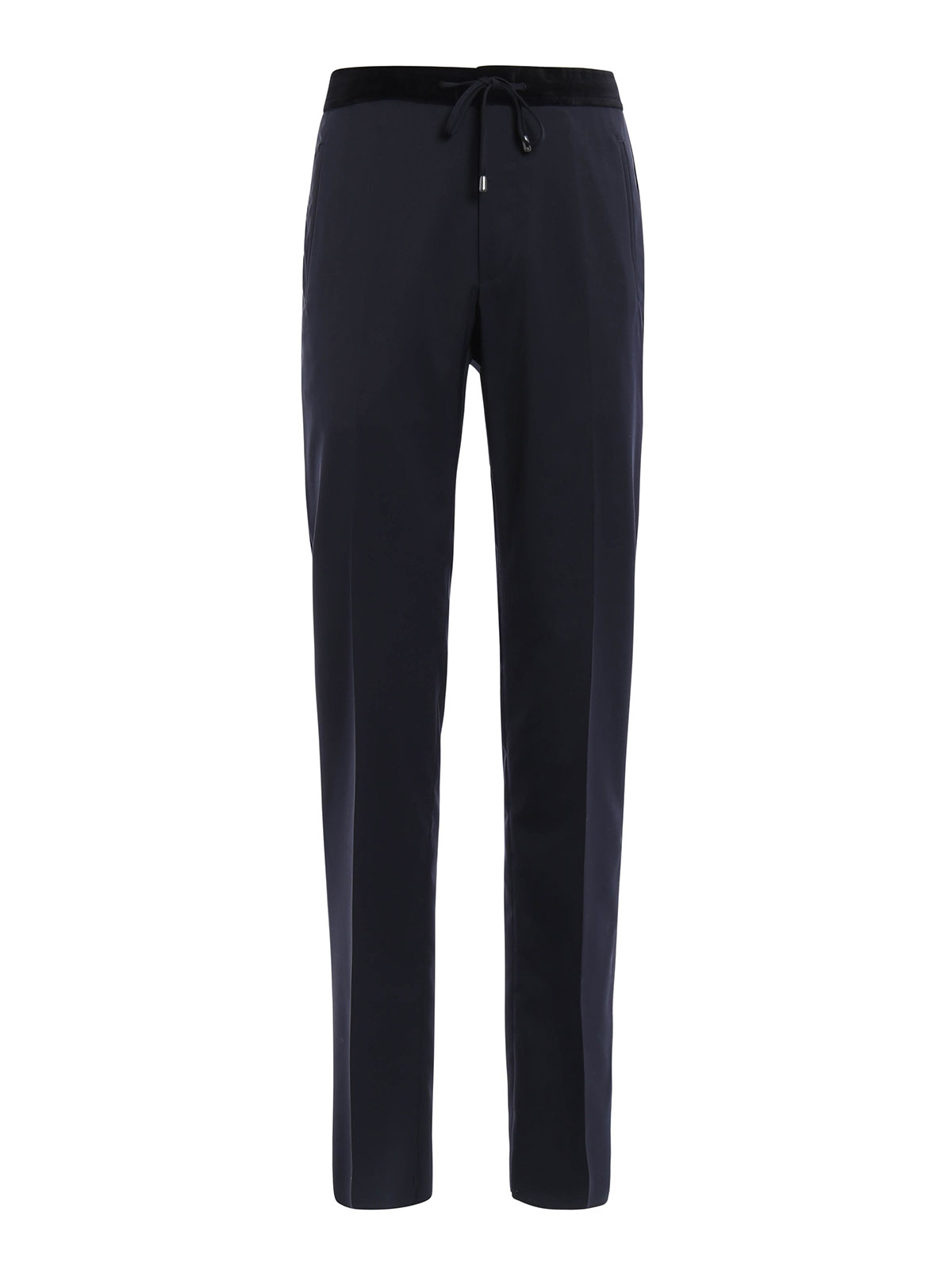 Tailored & Formal trousers Z Zegna - Velvet inserts tailored