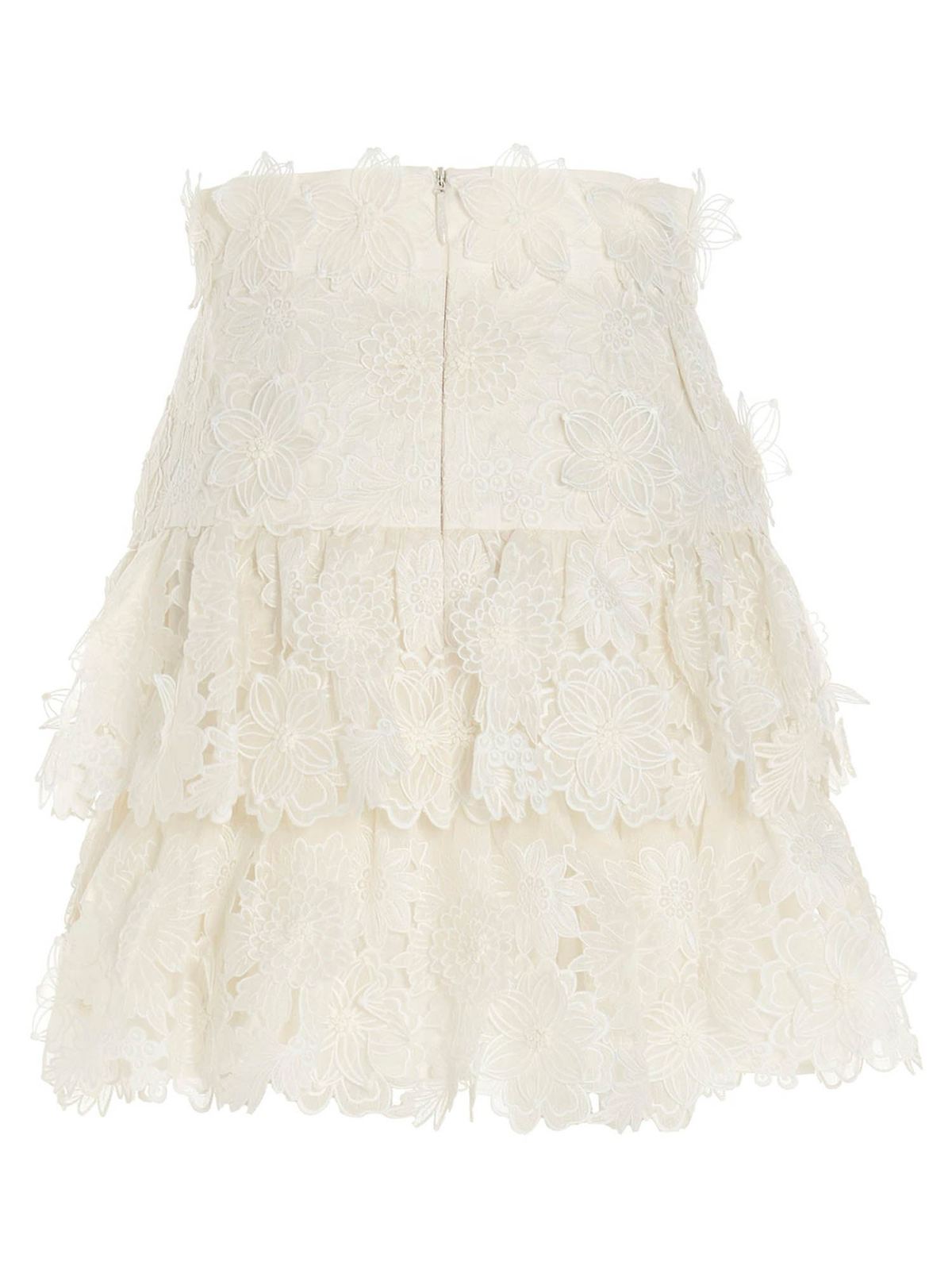 スカート ZIMMERMANN Woman Skirt White 2457SRS252 TEA Skirts White – Lord & Taylor