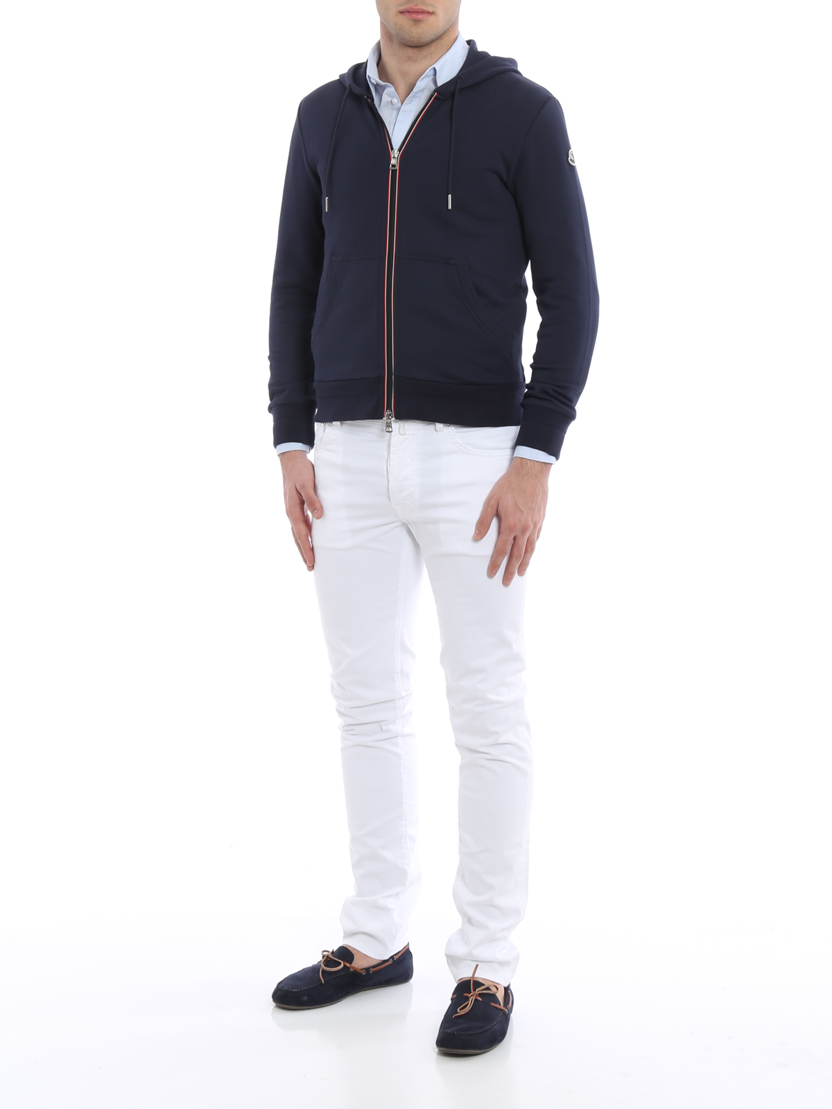 Sweatshirts Sweaters Moncler Zip cotton hoodie